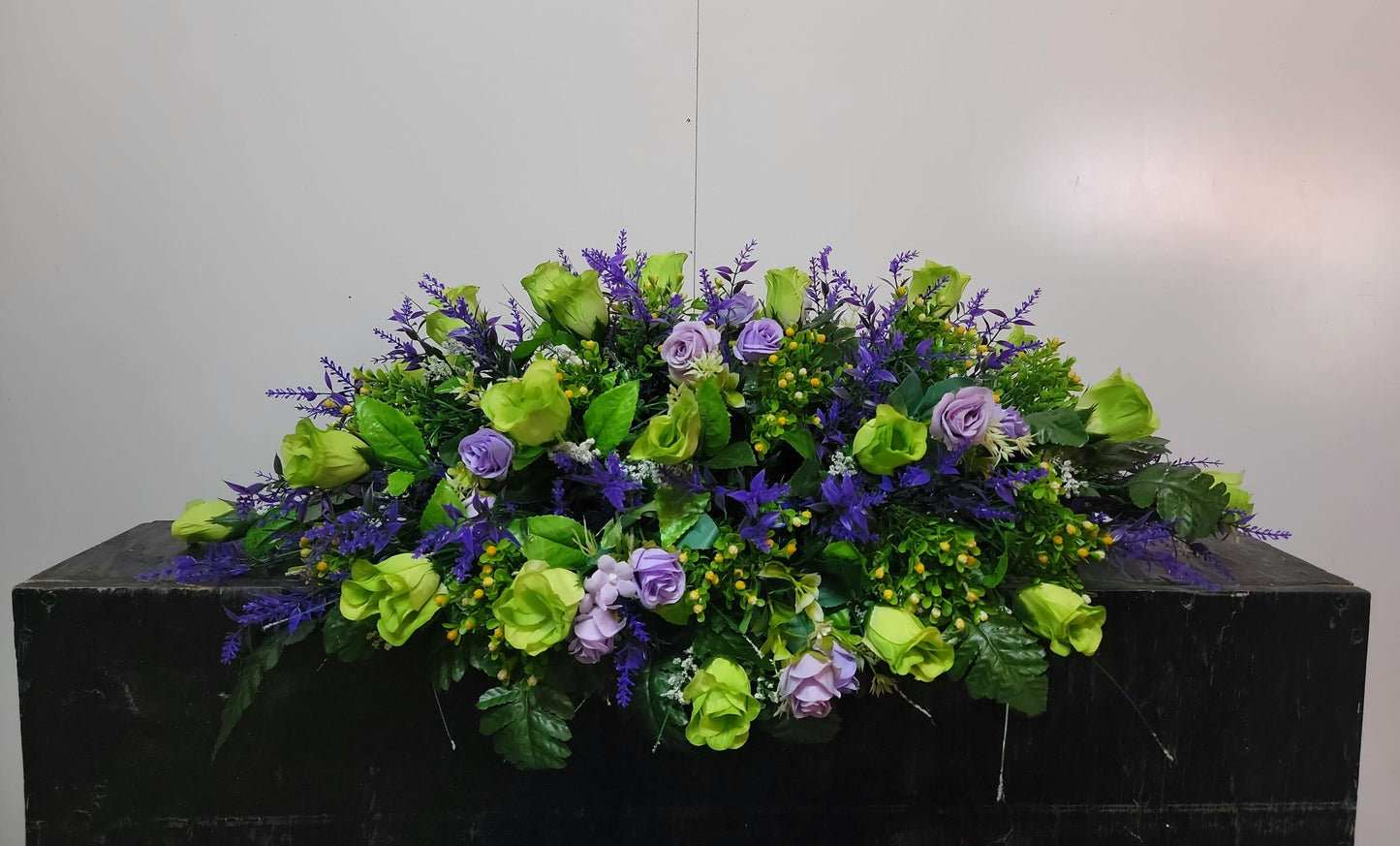 Purple Wildflowers Cemetery Saddle Pink Headstone Flowers Grave Saddle Sons Grave Flowers