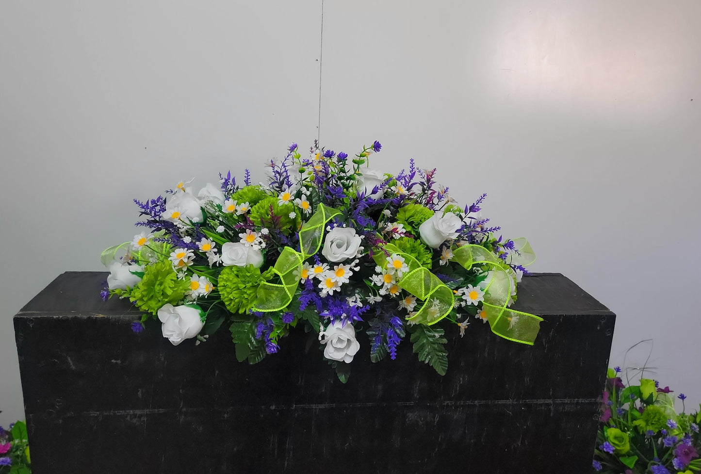 Purple Wildflower Cemetery Saddle Pink Headstone Flowers Grave Saddle Daughter Mother