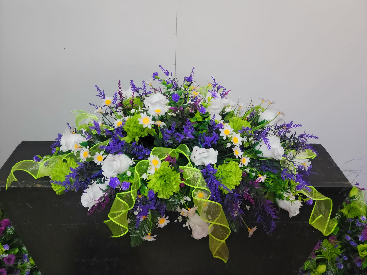 Purple Wildflower Cemetery Saddle Pink Headstone Flowers Grave Saddle Daughter Mother